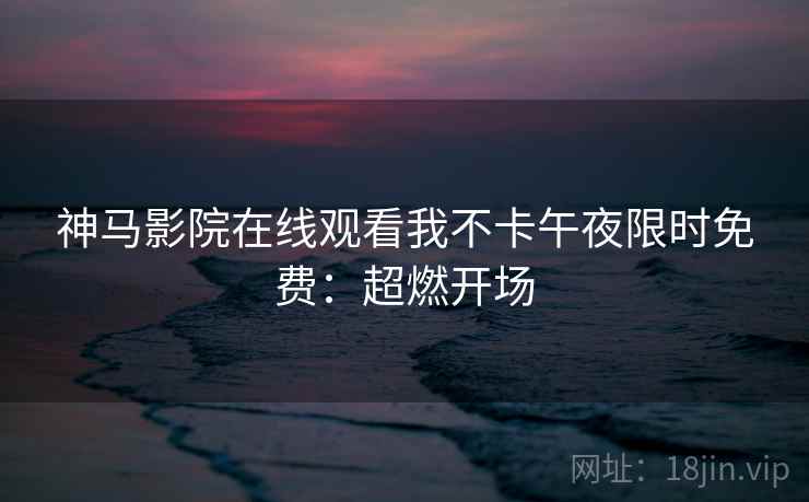 神马影院在线观看我不卡午夜限时免费：超燃开场
